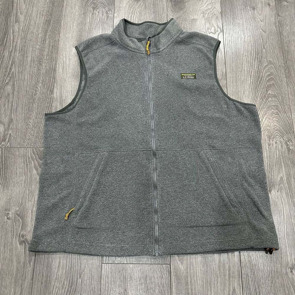 L.L. Bean Mountain Classic Fleece Vest Gray